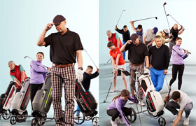 3dpeople - 1026 Golf Bundle for 3DsMax FBX - 模型