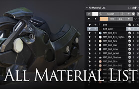 All Material List -Blender场景数据统计显示组件