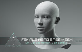 Universal Human - Base Head Mesh 2.1 (Chris Jones) - 模型