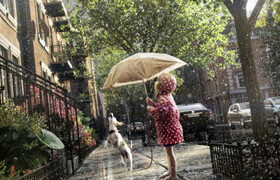 超写实渲染教程—雨中的女孩