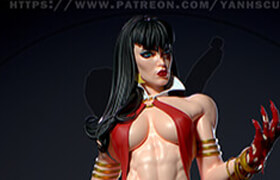 Cults3d - Vampirella - 3D Print Model