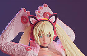 Cgtrader - Lucky Chloe - fanart - Tekken 3D print model