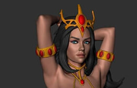 Etsy - Dejah Thoris Pose - 3D Print model