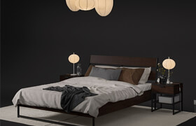 Free 3D Models Ikea Bed TRYSIL  Oleg Rasshchepkin
