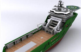 turbosquid - dynamicPositioning Ship