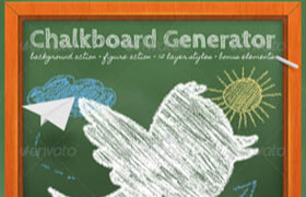 graphicriver - Chalkboard Generator Action + Layer Styles