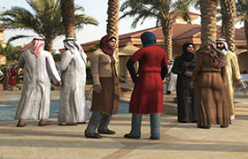 AXYZ Design - Arab People 3d models Collection