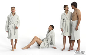 AXYZ Design - Ready-Posed 3D Humans - Spa