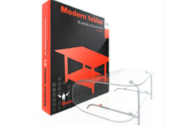 10ravens 3D Models collection 004 Modern tables