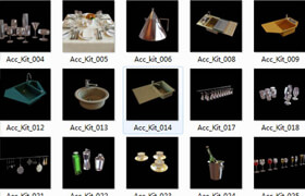 Avshare - Kitchen Accessories - 3D Models