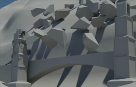 3ds max - Bridge Destruction with MassFX