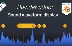 Sound Waveform Display - 在 Blender 动画编辑器中获取声音波形的插件