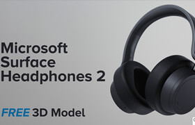 Microsoft Surface Headphones 2 – Free 3D Model  Adrian Geanta