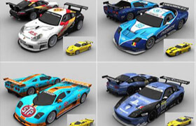 3D GTR Racing Cars