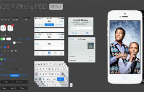 iOS7 iPhone UI 设计 PSD