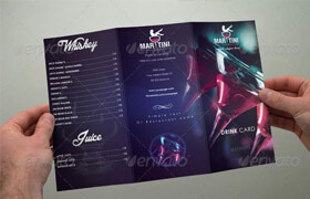 GraphicRiver - Drink Menu Club Menu Tri Fold