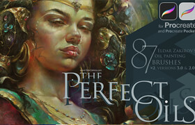 The Perfect Oils Eldar Zakirov - 87 Brushes for Procreate - 笔刷