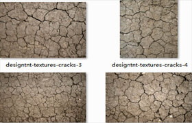 designtnt龟裂的土地贴图纹理合集