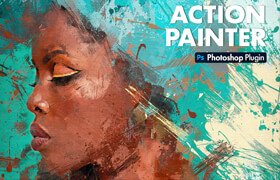 Action Painter - Photoshop 油画效果插件