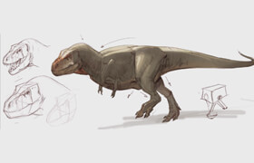 Foundation Patreon - Imaginative Sketching - Prehistoric T-Rex with Jonathan Kuo