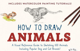 How to Draw Animals A Visual Reference Guide to Sketching 100 Animals Including Popular Dog and Cat Breeds - book