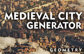 Medieval City Generator - Blender 中世纪城市场景生成器