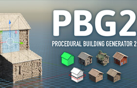 Procedural Building Generator 2 - Blender创建自定义形状的建筑插件