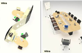 办公室家具模型