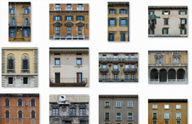 欧式建筑立面图片素材