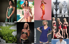 Daz 3D, Poser Bundle 4-1 October 2023