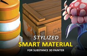 Artstation - 3Dex Stylized Smart Material 2.3.1 - 材质
