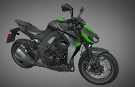 Sketchfab - Kawasaki Z1000