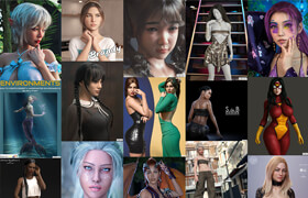 Daz 3D Poser Bundle 2-1 November 2023