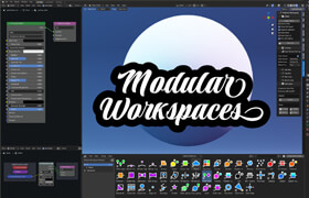 Modular Workspaces - Blender 插件和资源库组合