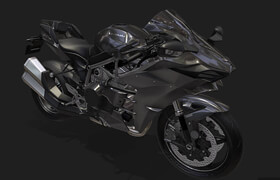 Sketchfab - Kawasaki Ninja H2