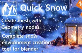 Quick Snow - Blender 创建雪的插件
