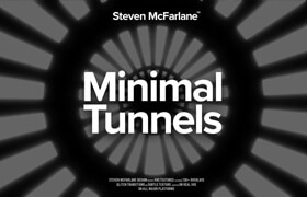 Steven McFarlane - Live Visuals - Minimal Tunnels - 视频素材