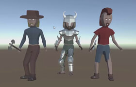 Udemy - Low-Poly Character Modeling & Animation in Blender for Unity