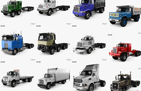 21 TRUCKS - 3dmodel