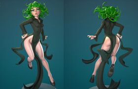 ArtStation - Tatsumaki 3D Print Model