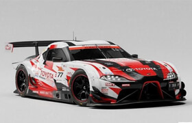 GR Supra - Super GT300 - 3dmodel