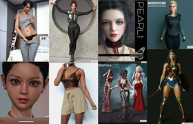 Daz 3D Poser Bundle 4 November 2023