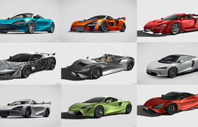 Mclaren Car Collection 2019-2022 - 3dmodel