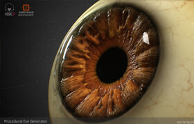 Artstation - Xavi Anguita - Procedural Eye Generator - Substance Painter 插件