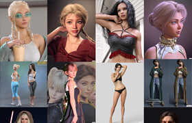 Daz 3D Poser Bundle 1-1 December 2023