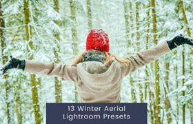 13 Winter Aerial Lightroom Presets