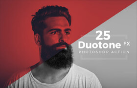 Duotone Photoshop Action Pack