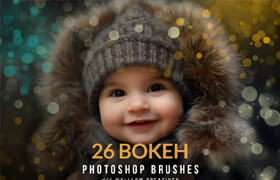 26 Bokeh Photoshop Brushes - 笔刷