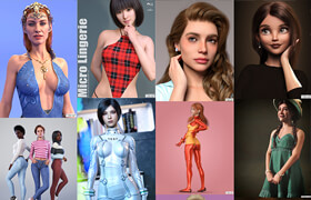 DAZ3D, Poser Bundle 2-1 January 2024