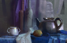 Foundation Patreon - Still Life Study Lighting & Brush Texture with Lixin Yin